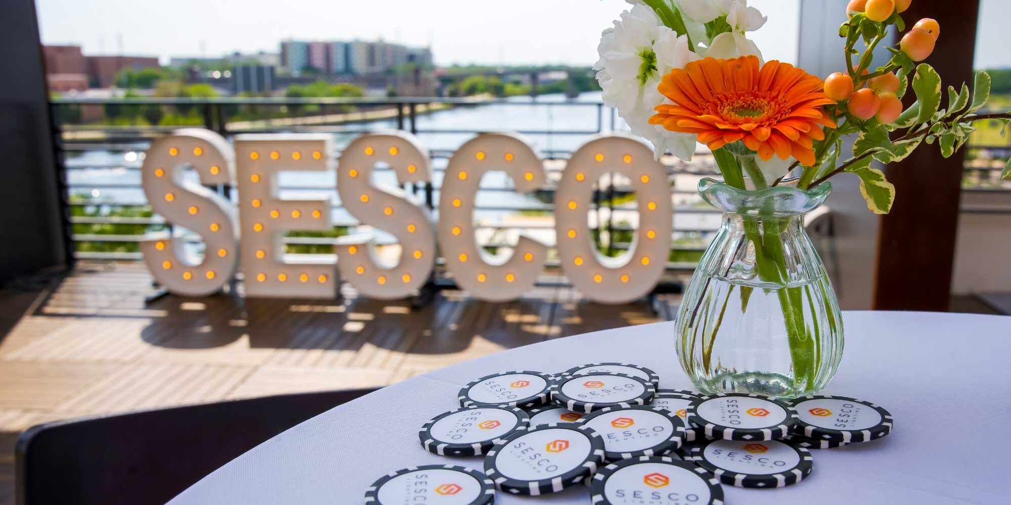 SESCO Tampa Hosts Rooftop Casino Night image